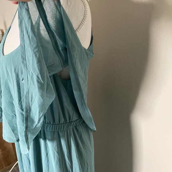 Show Me Your Mumu Caitlin Ruffle Dress XXL teal - Picture 11 of 16
